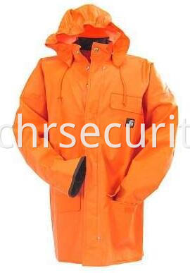 Men's Orange Surrey Waterproof Rain Coat (2)